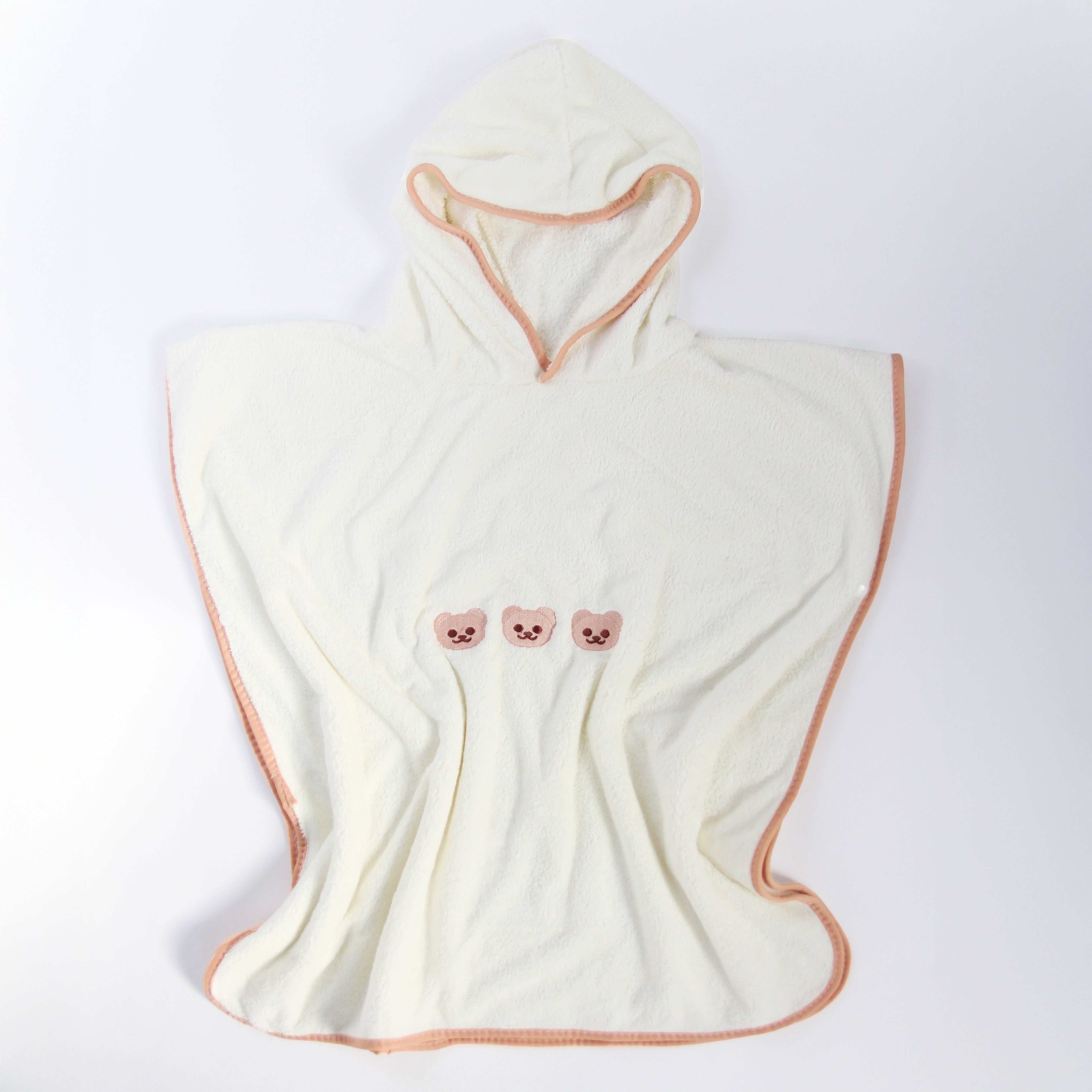 Poncho Style Toddler Hooded Bath Towel