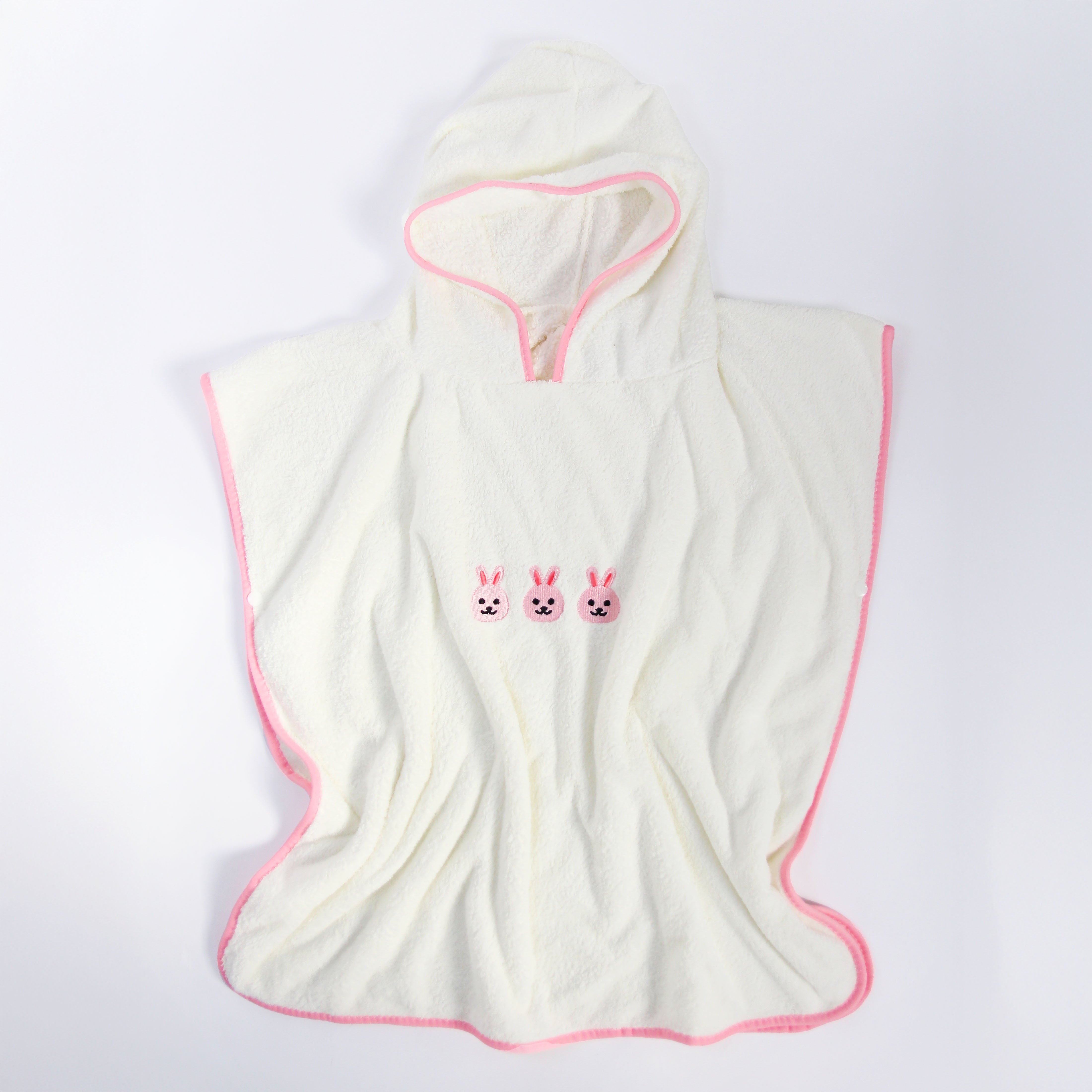 Poncho Style Toddler Hooded Bath Towel