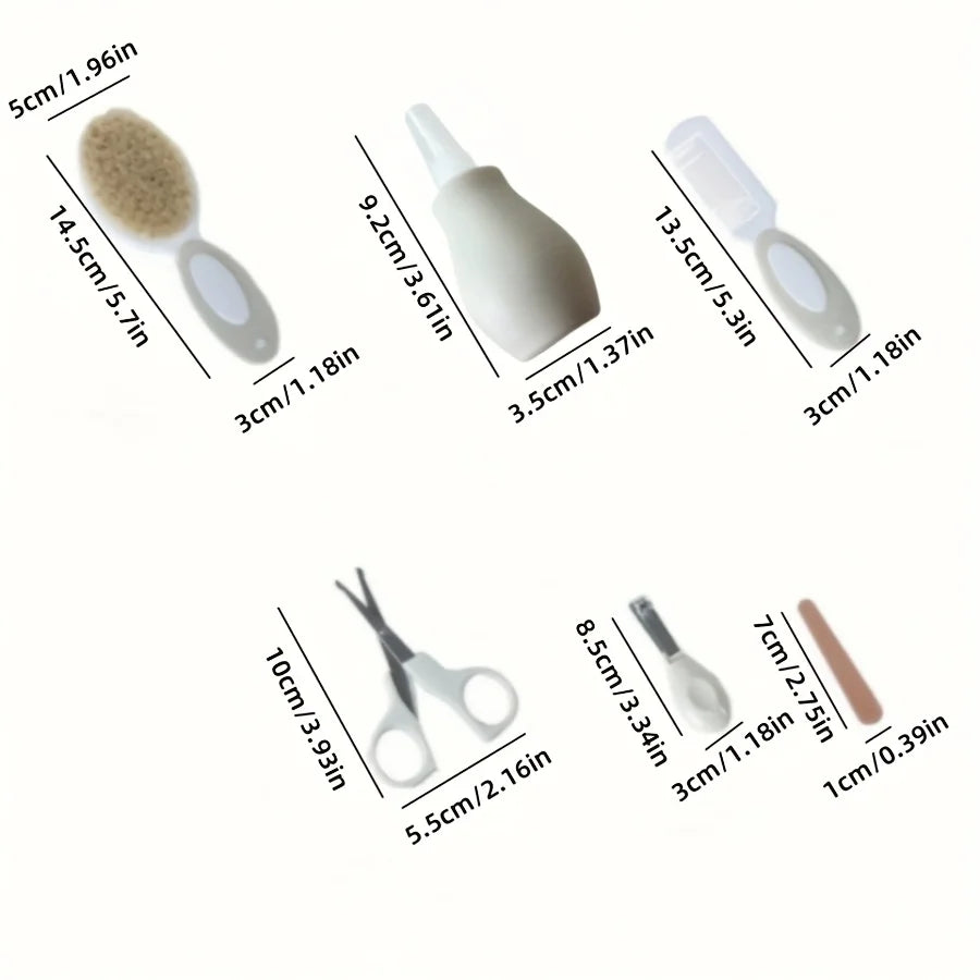 Baby Care Six-Piece Grooming Set